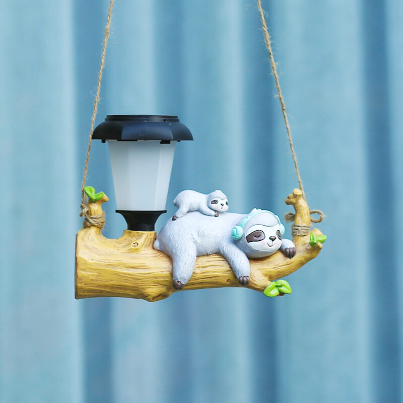 Kreative Solar-Tierfiguren aus Harz für Gartenbeleuchtung und Dekoration-4