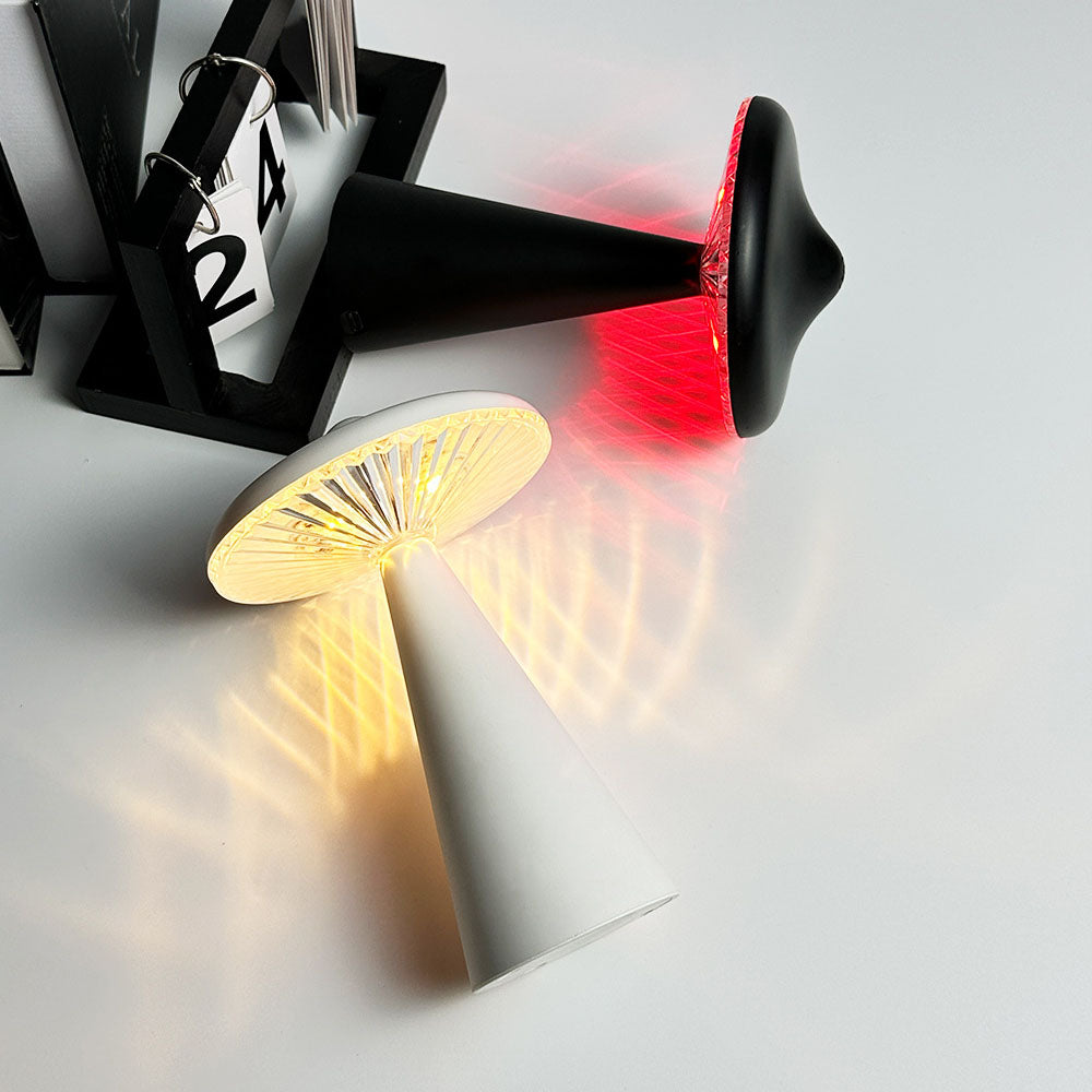 Moderne Tischlampe im UFO-Design mit USB-Aufladung für stilvolle Akzente-3