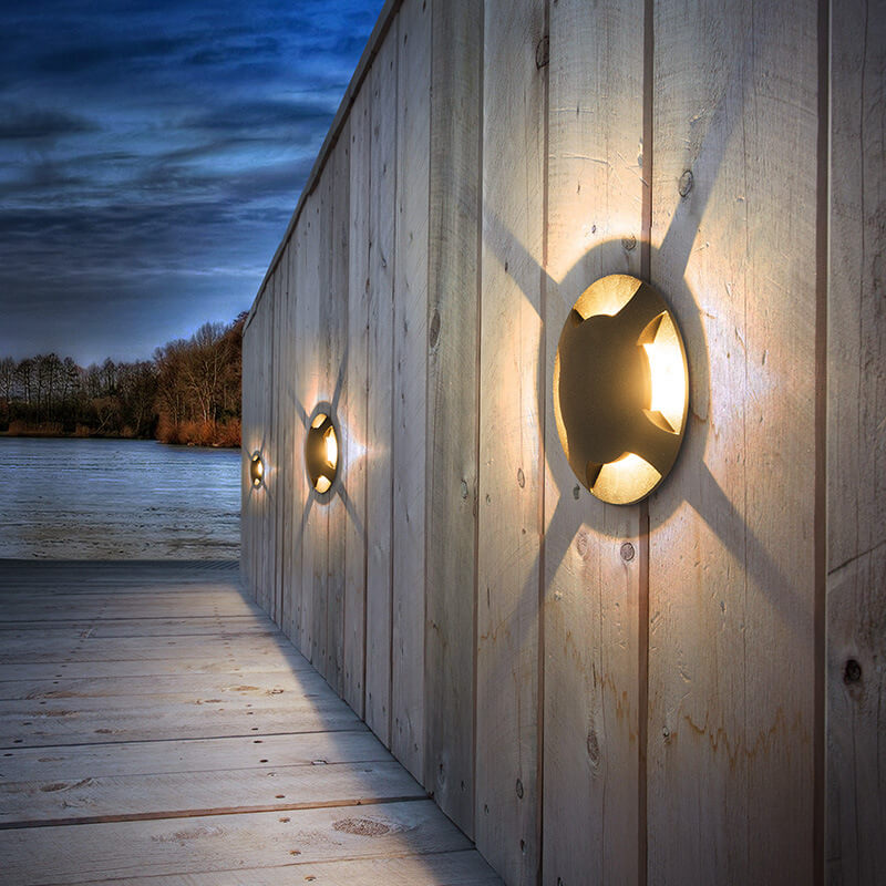 Minimalistischer LED Erdstrahler für elegante Außenbeleuchtung im Garten und Haus-5