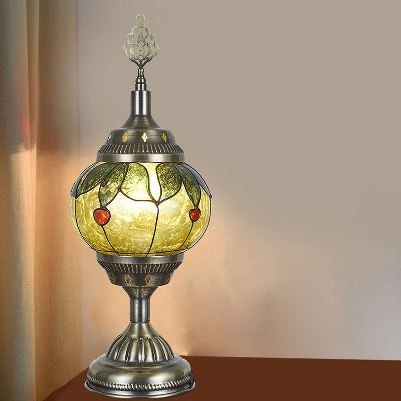 Trendy Romantische Ovale Eisen Tischlampe für Schlafzimmer