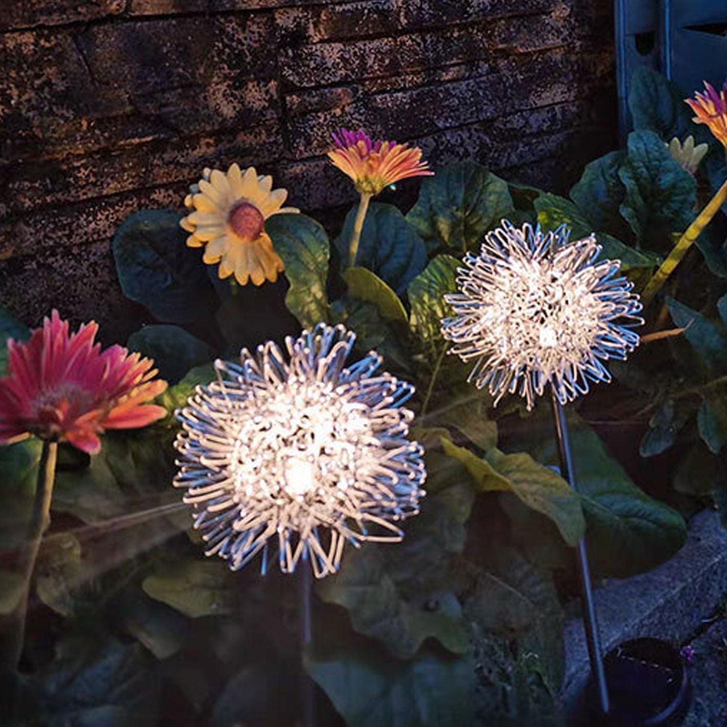 Variant image for Stilvolle Solar-Gartenleuchte | Aluminiumkugel | Magisches Lichtdesign-5