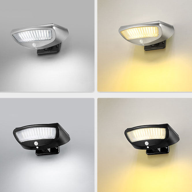 Moderne Solar Außenwandleuchte mit Bewegungsmelder und Wasserdichtem Design-6