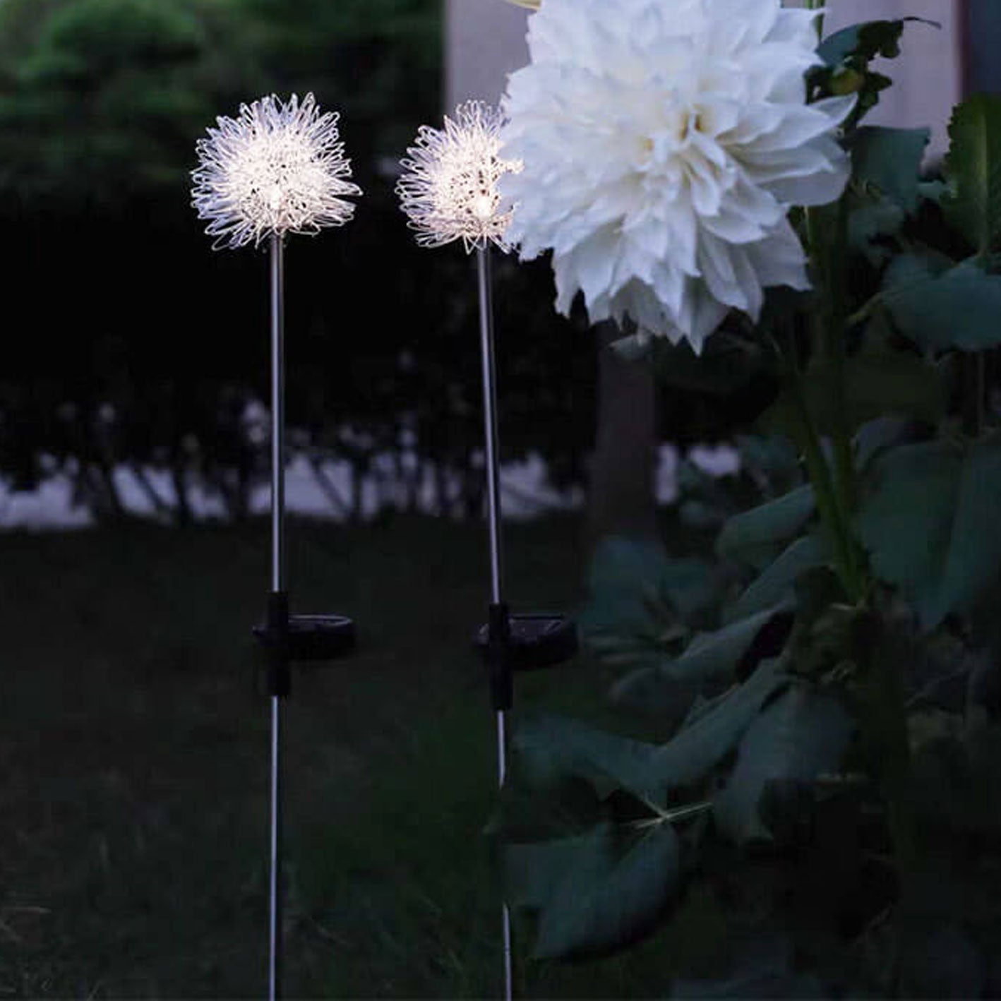 Stilvolle Solar-Gartenleuchte | Aluminiumkugel | Magisches Lichtdesign-5