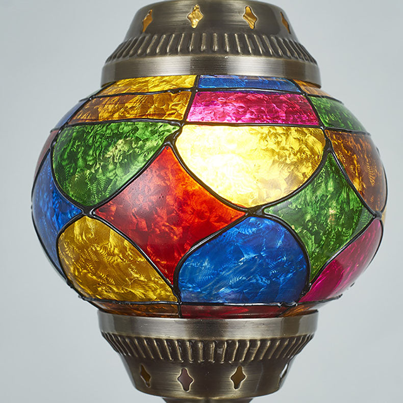 Trendy Romantische Ovale Eisen Tischlampe für Schlafzimmer