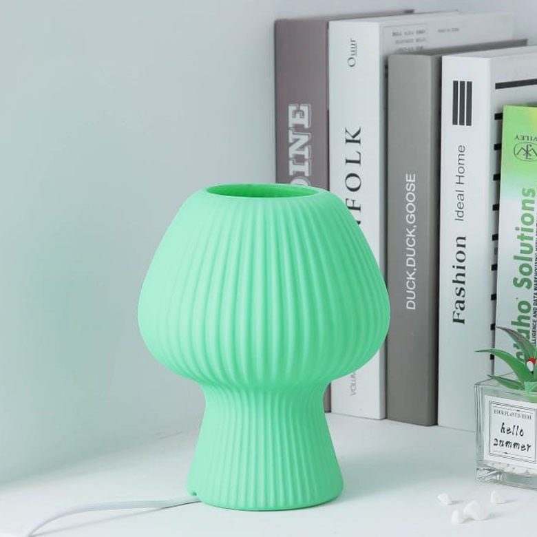 Variant image for Vintage Tischlampe mit Glas-Schirm und Dimmbarem Licht für Charmante Beleuchtung-2