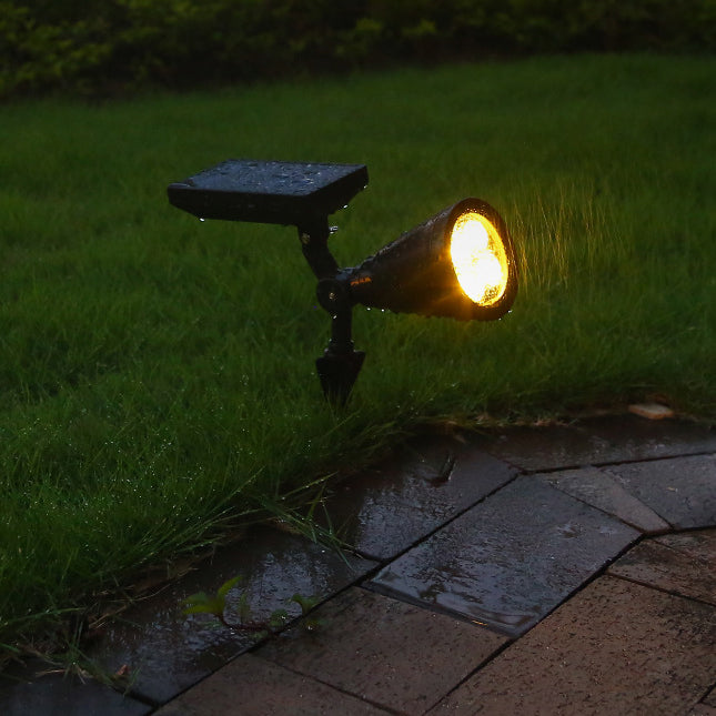 Solar Gartenstrahler mit Erdspieß – Stilvoller LED Strahler für den Garten mit zwei Lichtfarben-4
