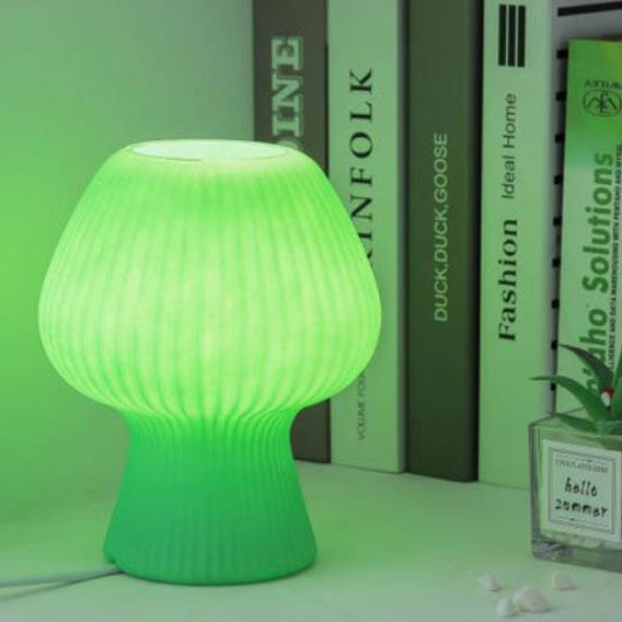 Variant image for Vintage Tischlampe mit Glas-Schirm und Dimmbarem Licht für Charmante Beleuchtung-6