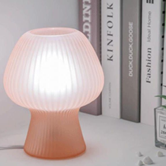 Variant image for Vintage Tischlampe mit Glas-Schirm und Dimmbarem Licht für Charmante Beleuchtung-7
