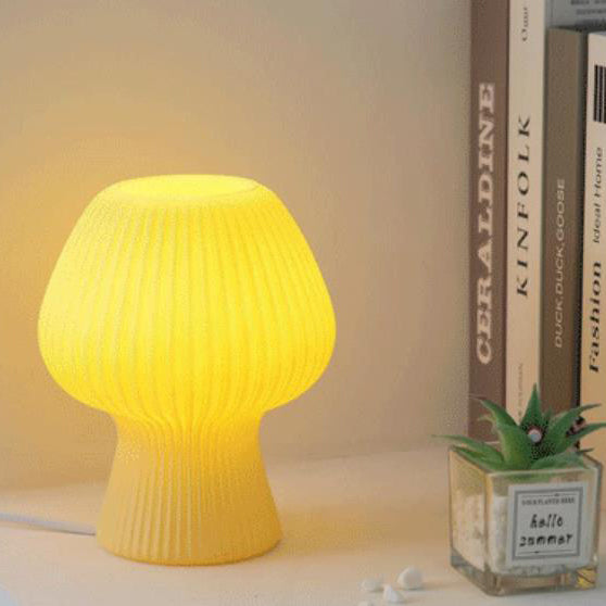 Variant image for Vintage Tischlampe mit Glas-Schirm und Dimmbarem Licht für Charmante Beleuchtung-5