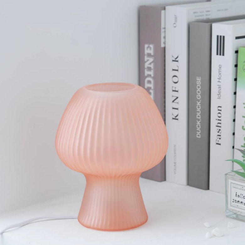 Variant image for Vintage Tischlampe mit Glas-Schirm und Dimmbarem Licht für Charmante Beleuchtung-3