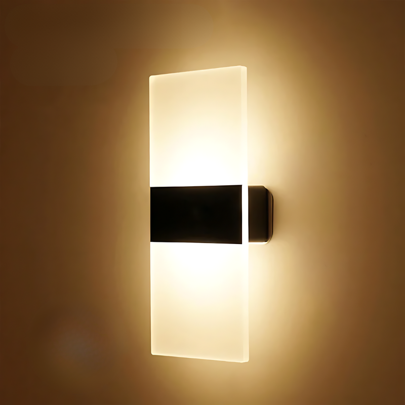 Variant image for Moderne LED-Wandleuchte mit Touch-Sensor und USB-Ladefunktion für stilvolle Innenräume-2
