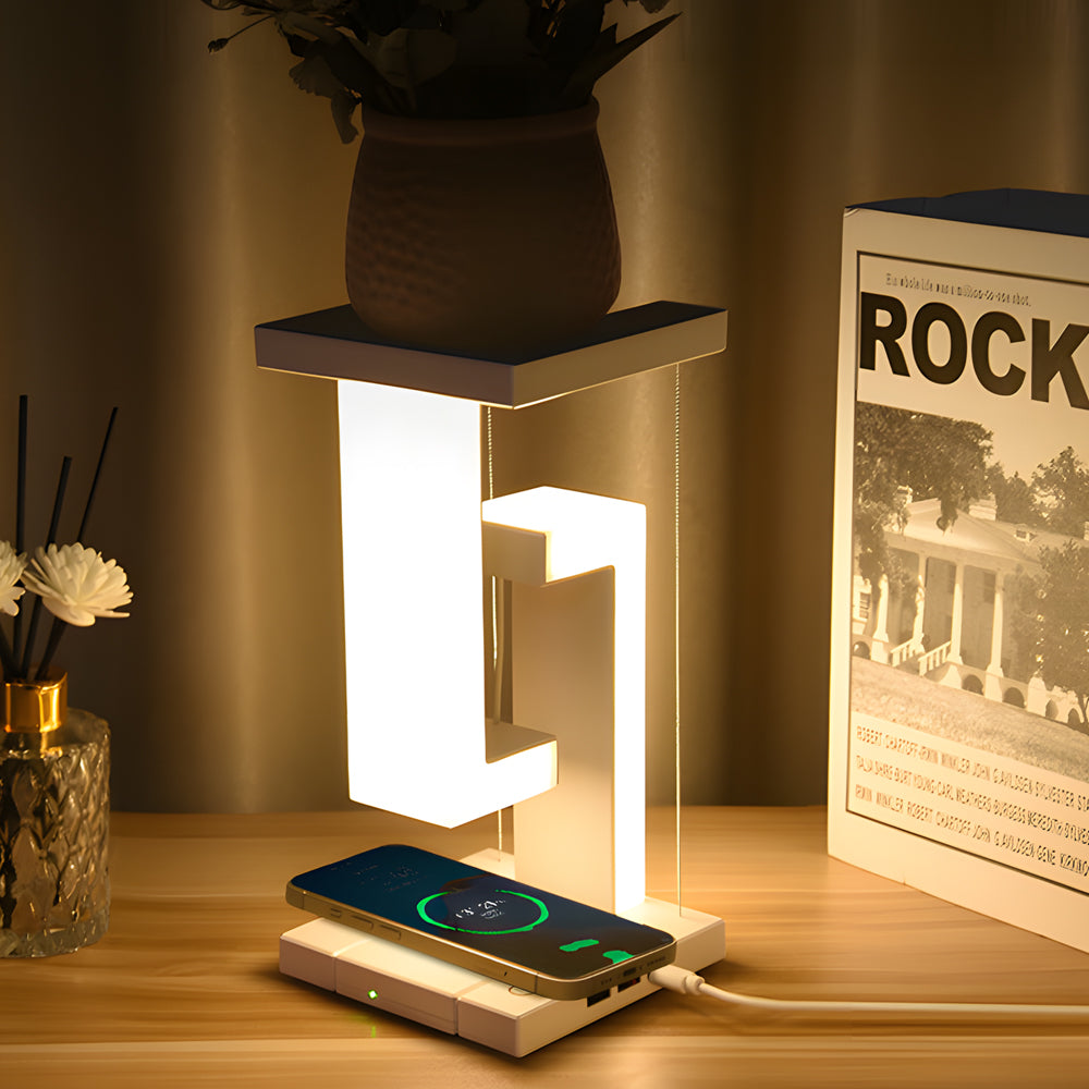 LevitLamp | Schwebende LED Tischlampe mit kabelloser Ladefunktion-3