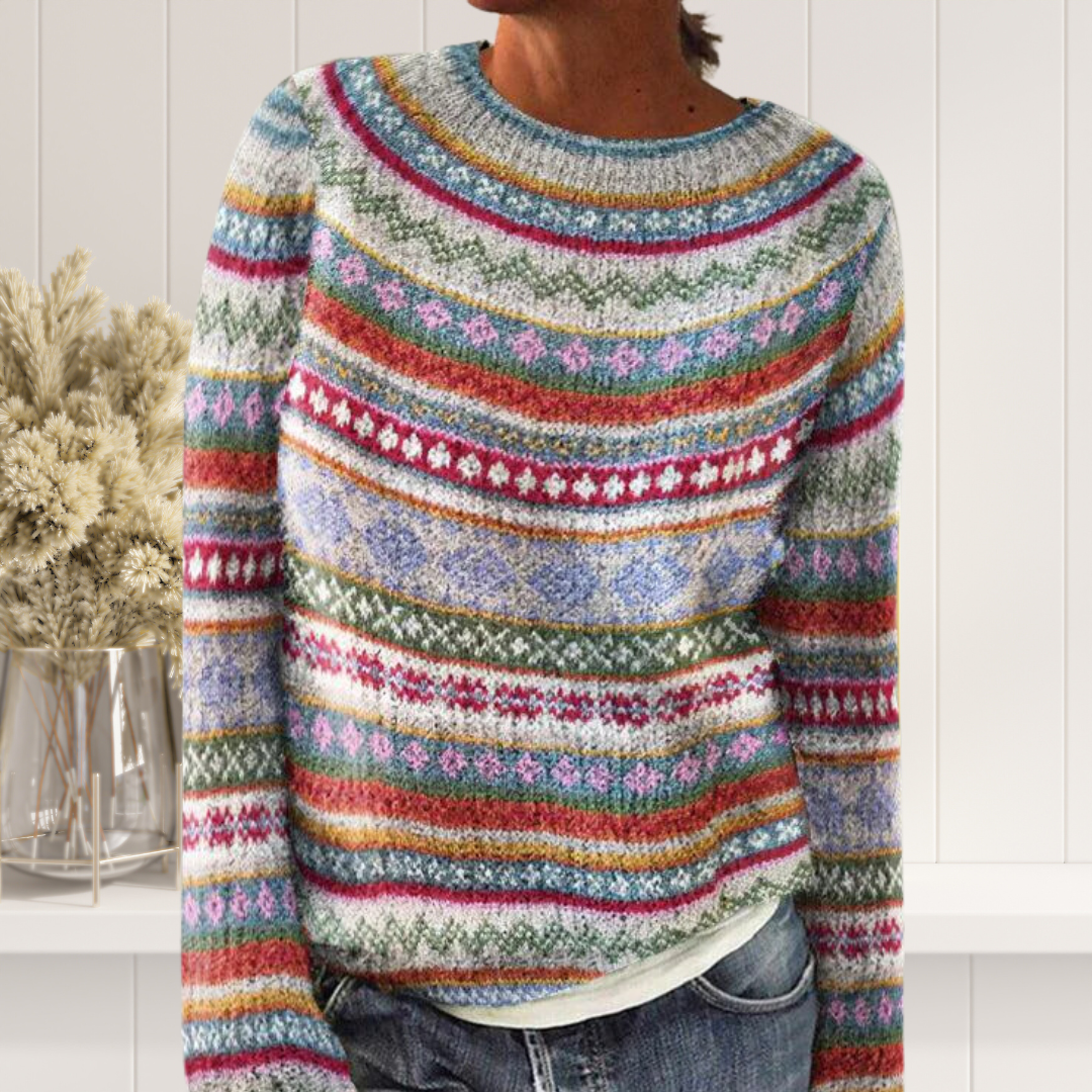 Damenpullover mit zeitlosem Schnitt und dezenter Struktur