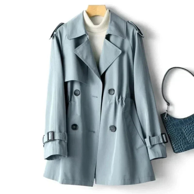 Trenchcoat für Damen mit Gürtel in der Taille