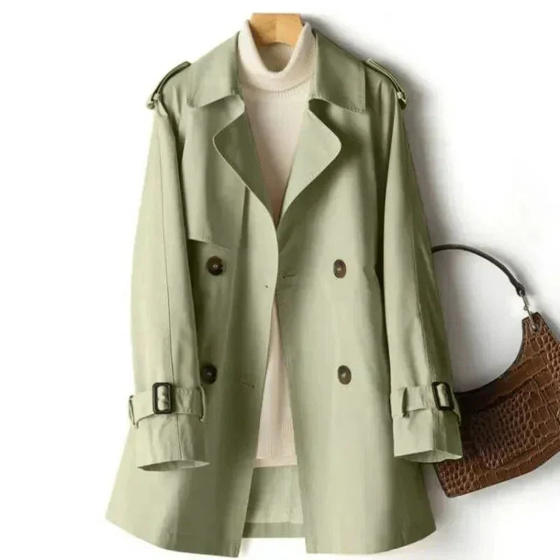 Trenchcoat für Damen mit Gürtel in der Taille