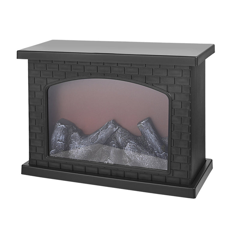 Trendy Retro ABS Simulierte Flamme Kamin Tischlampe