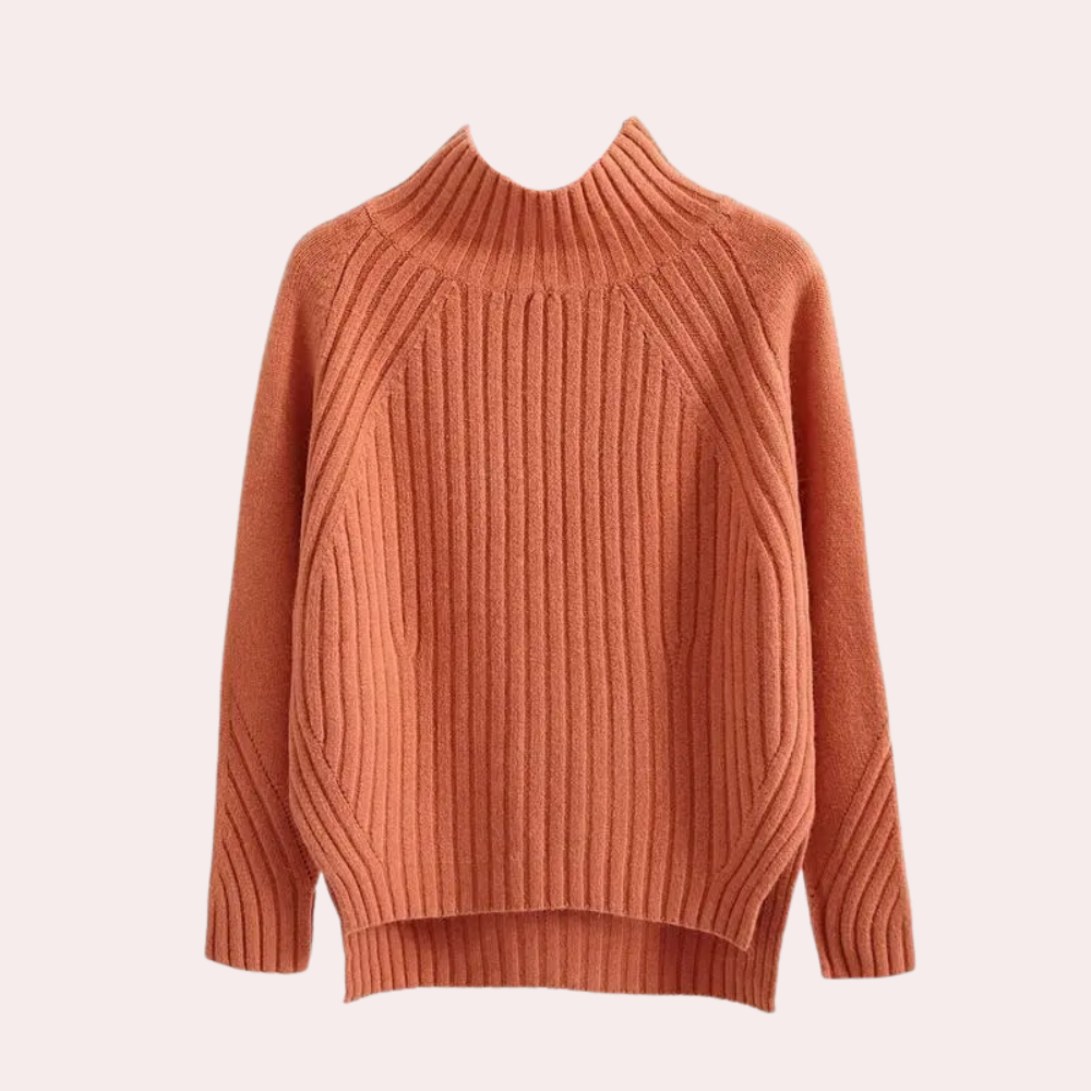 Damen Rollkragenpullover aus Strick