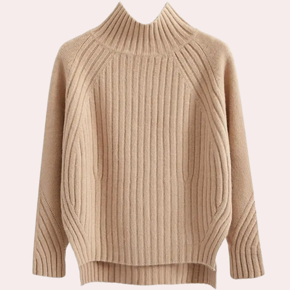 Damen Rollkragenpullover aus Strick