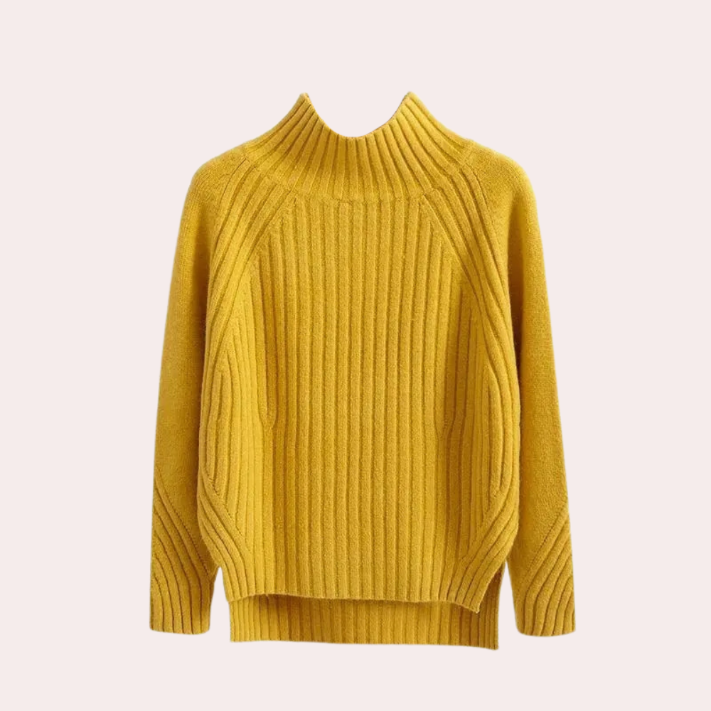 Damen Rollkragenpullover aus Strick