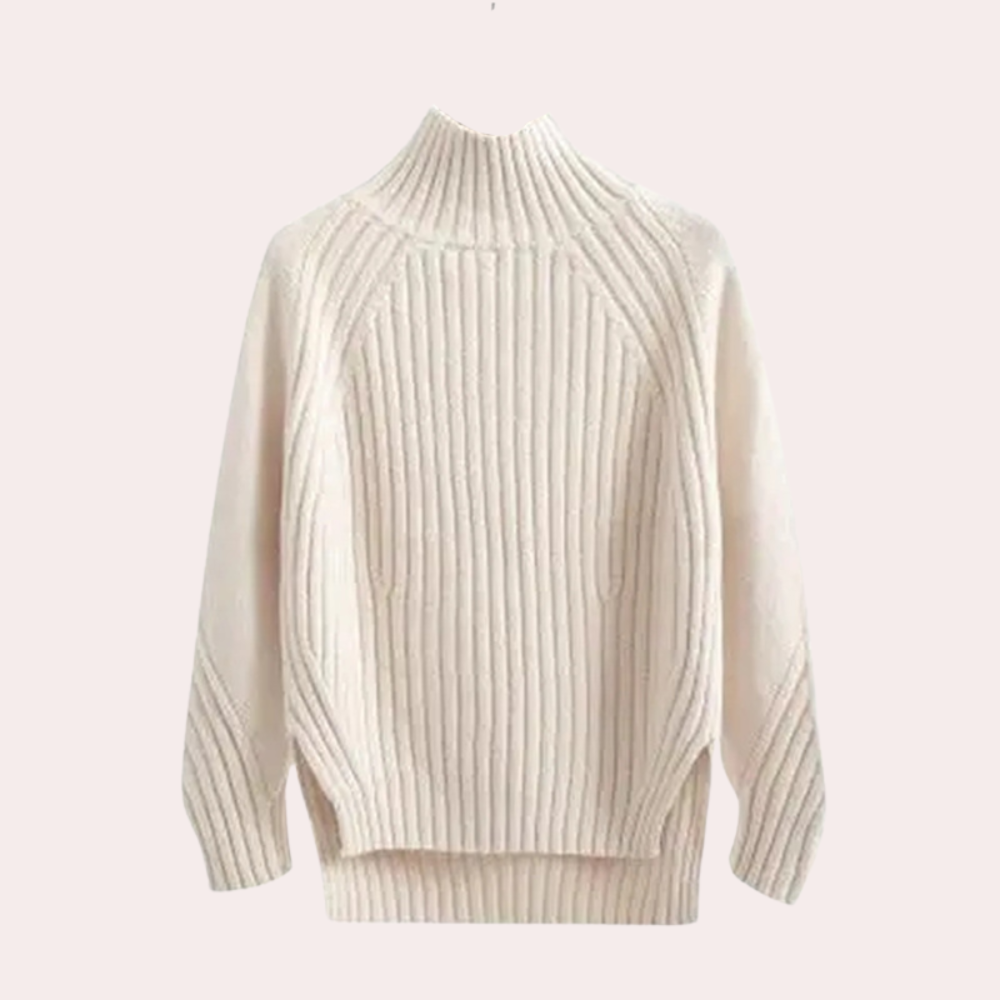 Damen Rollkragenpullover aus Strick