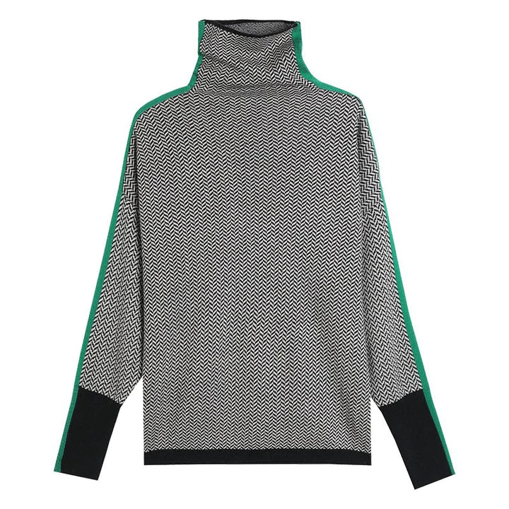 Damenrollkragenpullover mit figurbetonter Passform