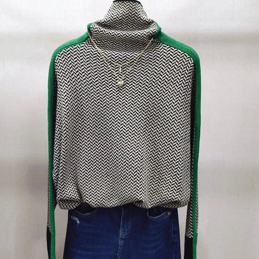 Damenrollkragenpullover mit figurbetonter Passform