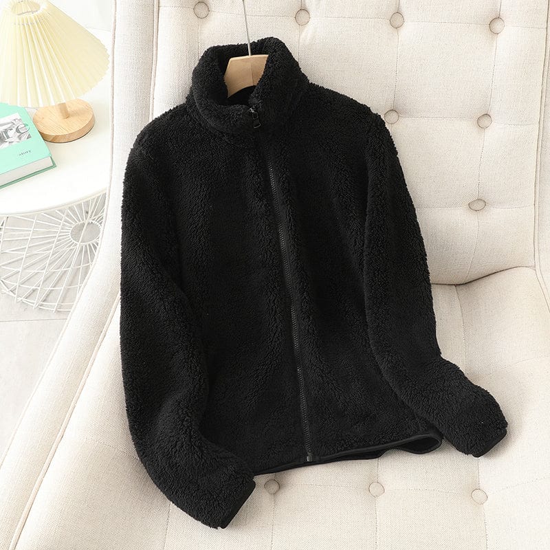 Damen Strickjacke mit raffiniertem Reißverschluss