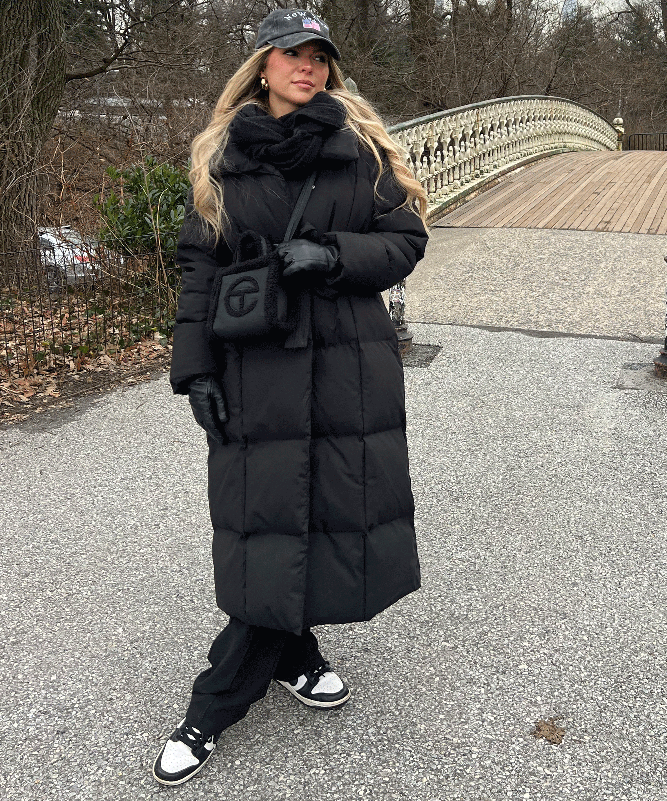 Damen Parka mit Gürtel in Oversize