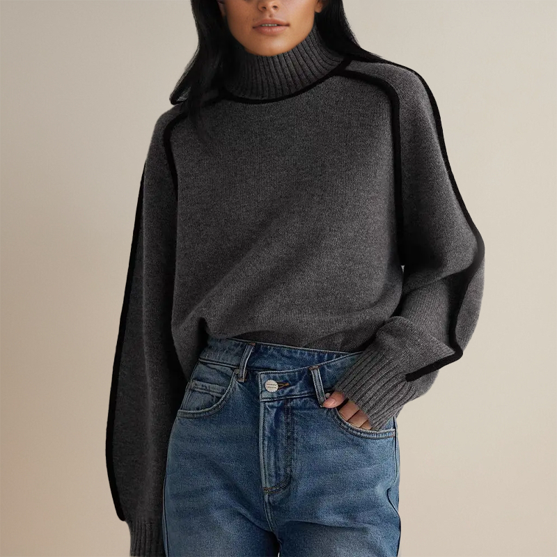 Damen Rollkragenpullover für die Winterzeit