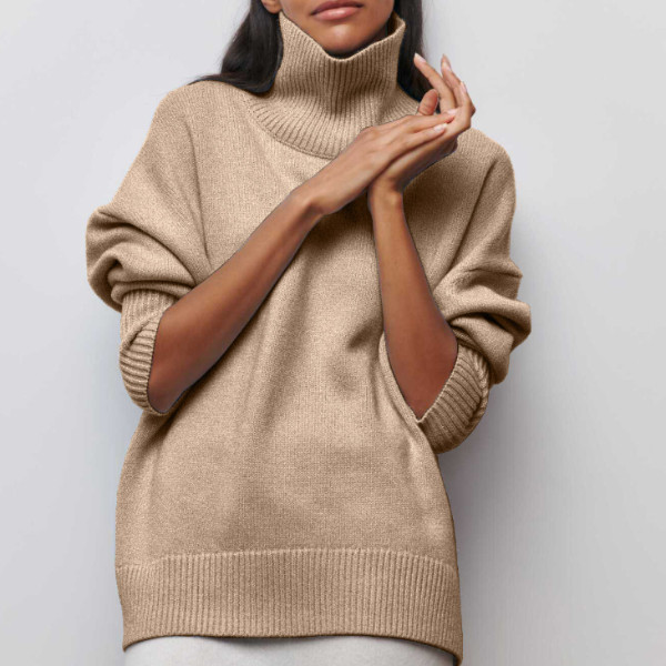 Damen Rollkragenpullover für die kühlere Jahreszeit