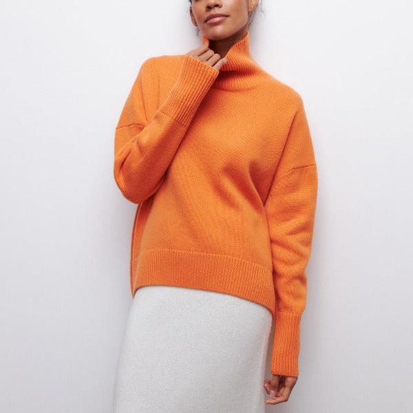 Damen Rollkragenpullover für die kühlere Jahreszeit
