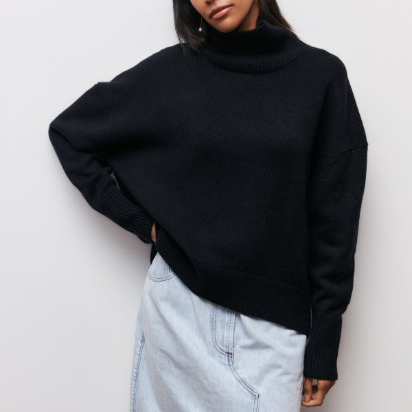 Damen Rollkragenpullover für die kühlere Jahreszeit
