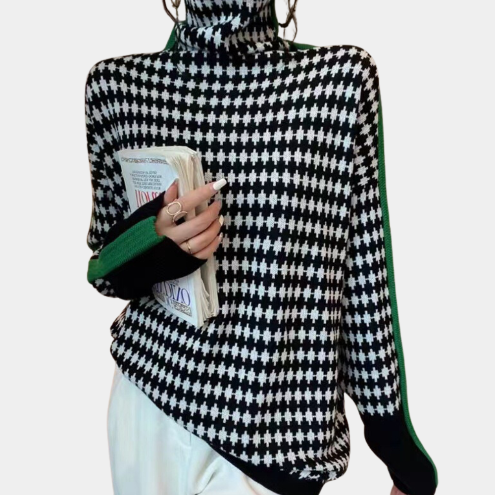Damen Rollkragenpullover mit schlichter Passform