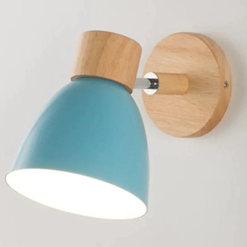 Variant image for Skandinavische Wandleuchte Innen aus Holz mit drehbarer Funktion für modernes Ambiente-10