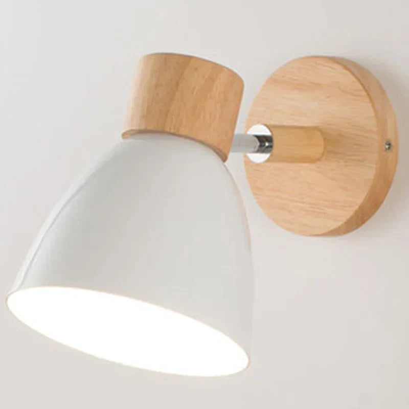 Variant image for Skandinavische Wandleuchte Innen aus Holz mit drehbarer Funktion für modernes Ambiente-4