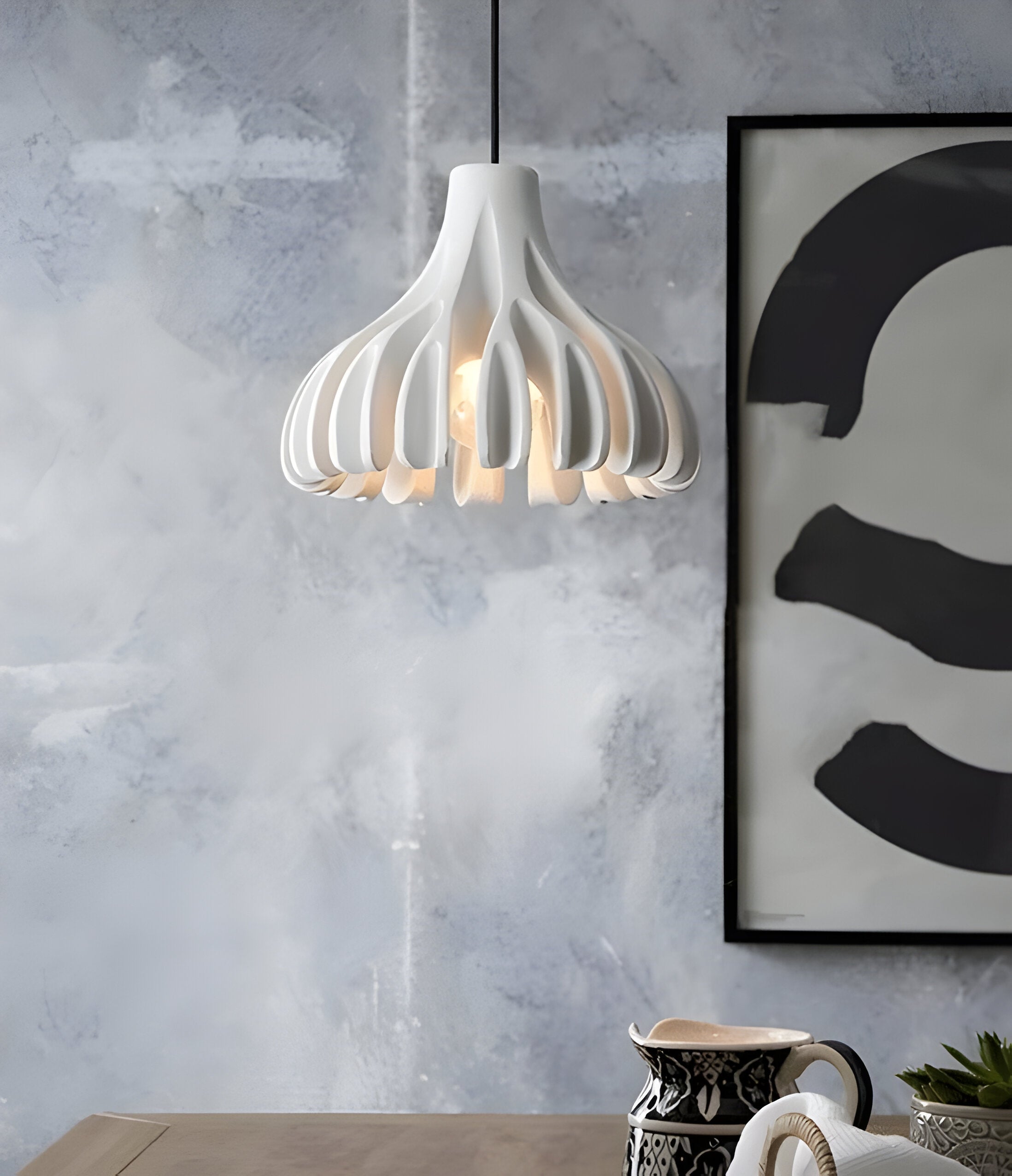 Kreative Pendelleuchte Blumendesign für Esszimmer und Hängelampe im modernen Stil-5