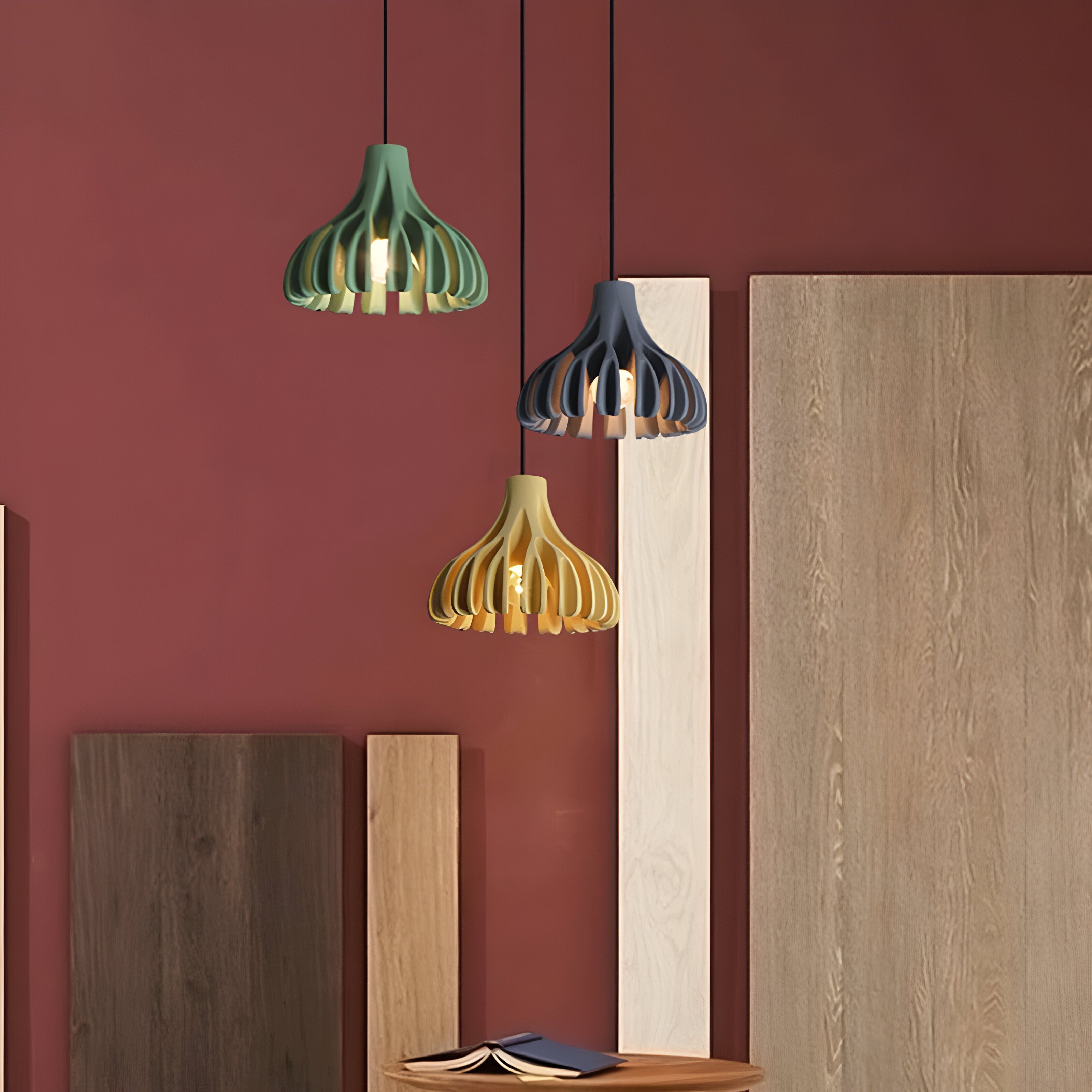 Kreative Pendelleuchte Blumendesign für Esszimmer und Hängelampe im modernen Stil-4