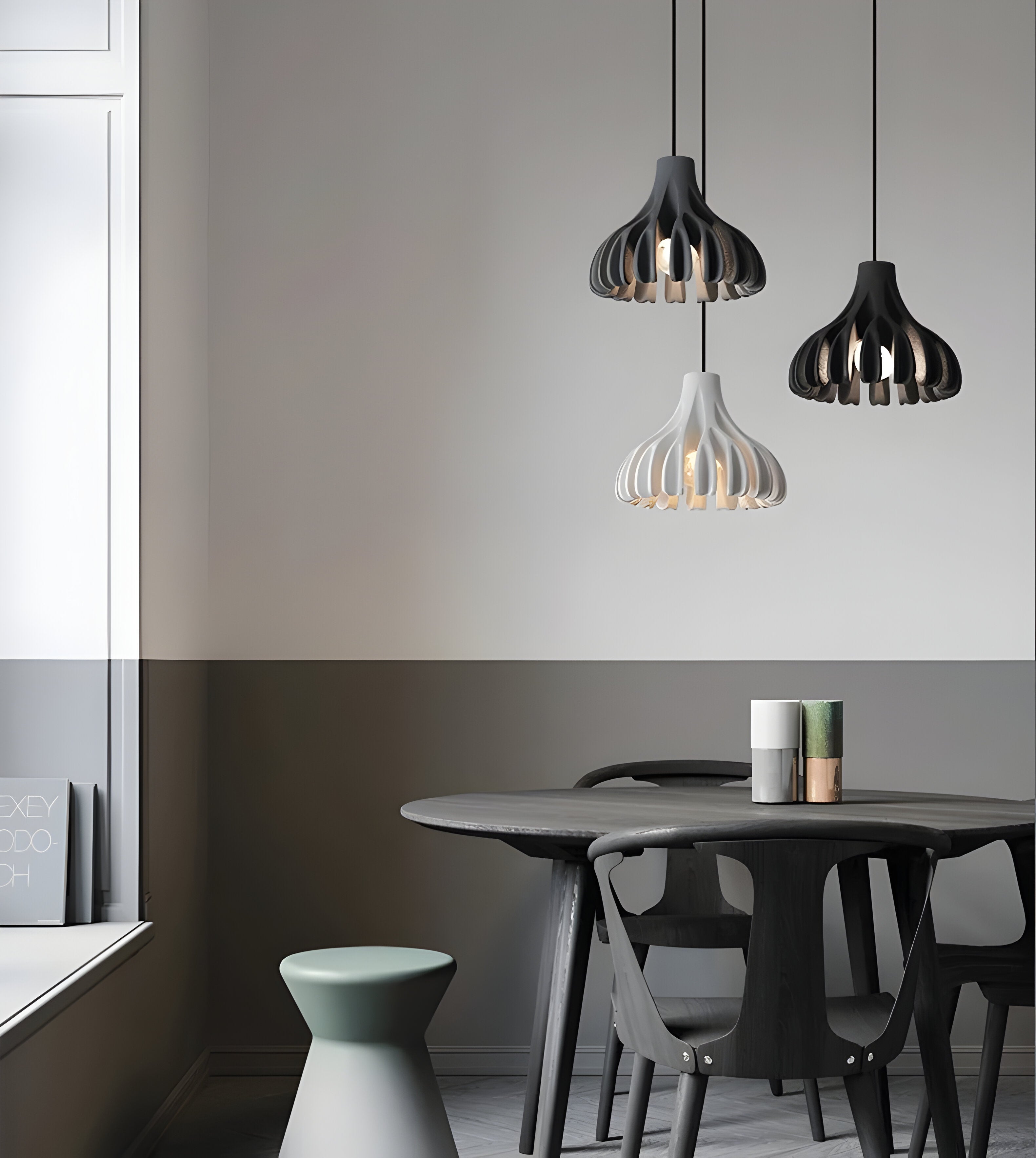 Kreative Pendelleuchte Blumendesign für Esszimmer und Hängelampe im modernen Stil-6
