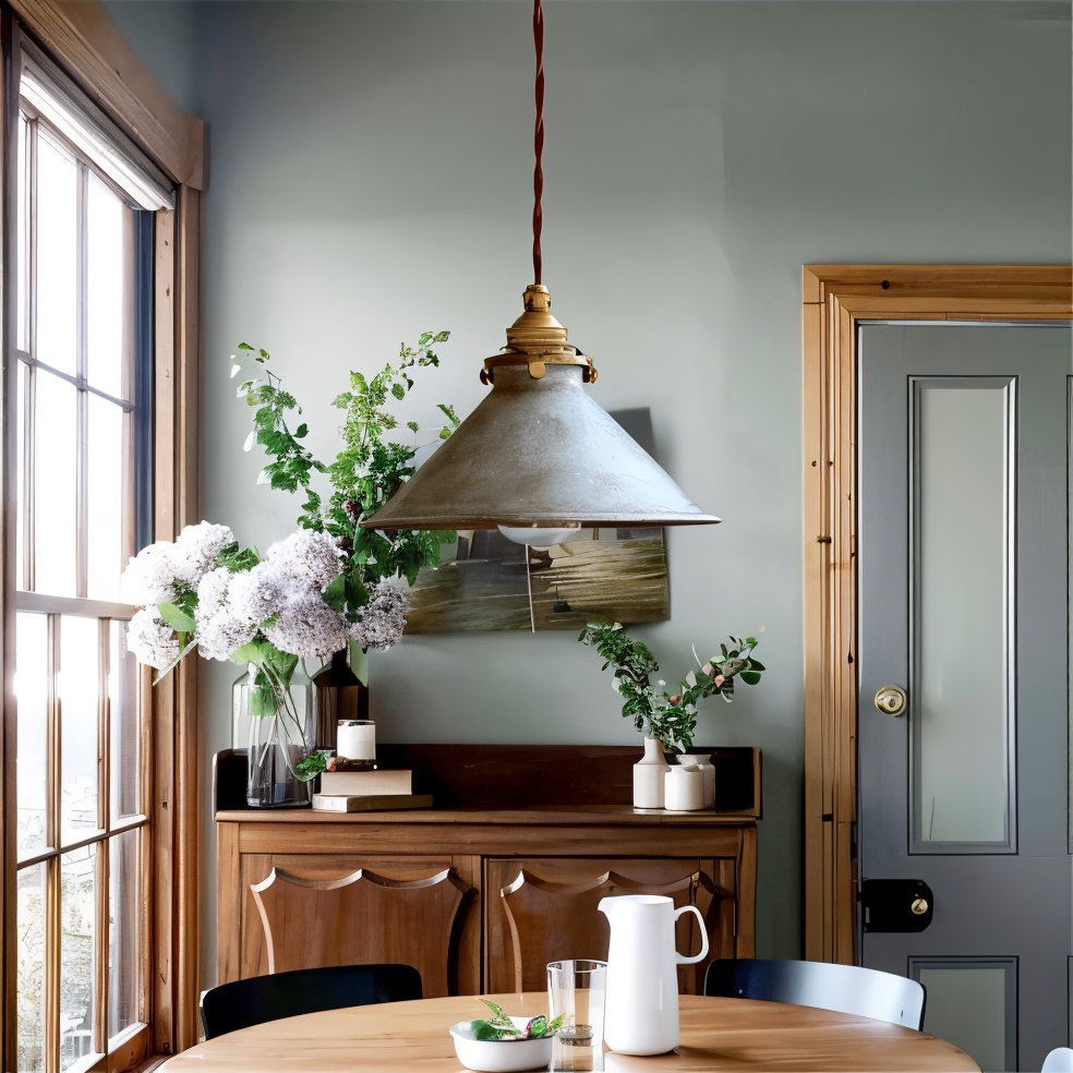 Vintage Hängelampe im Industrie-Stil mit Verstellbarem Kabel für Esszimmer und Wohnzimmer-3