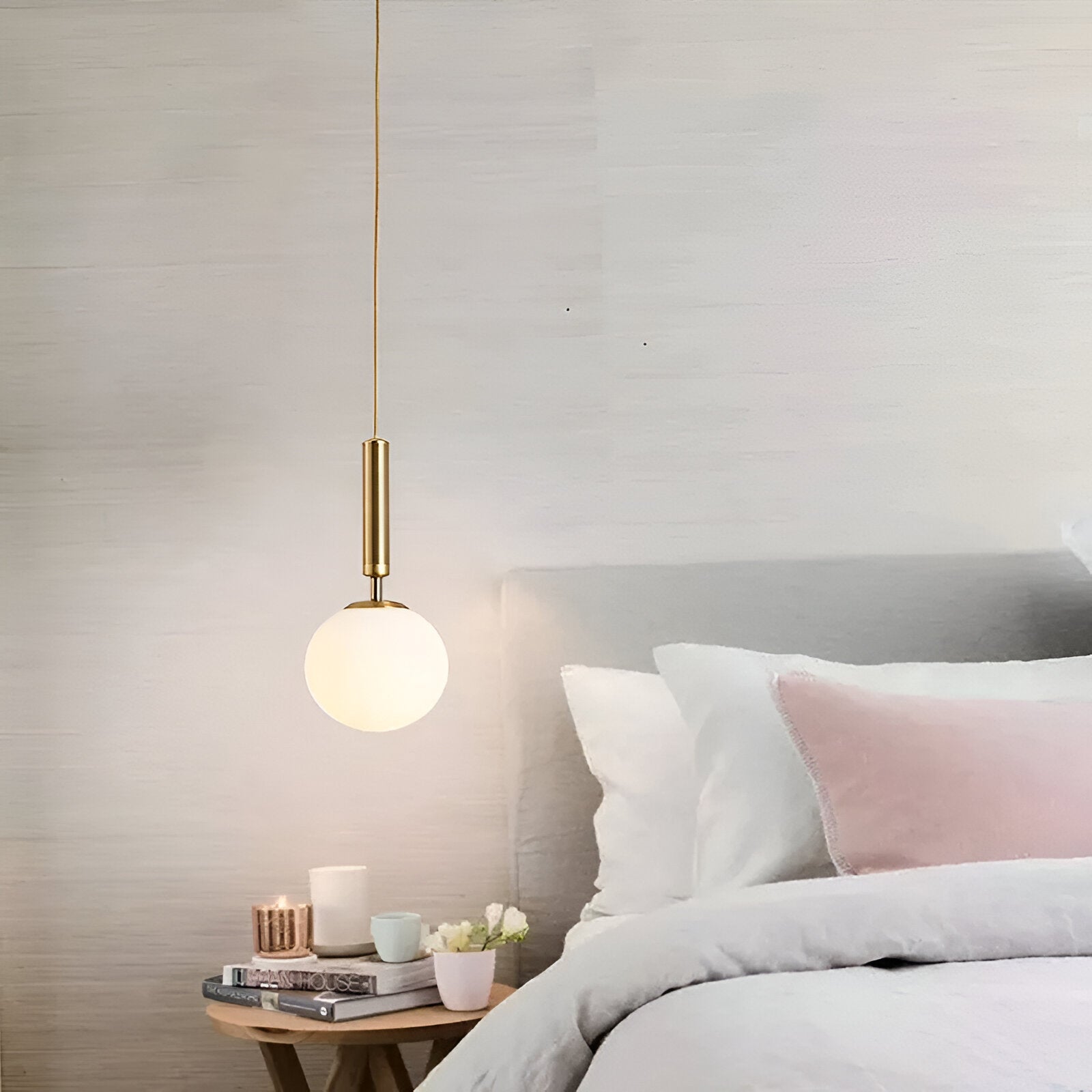 Variant image for Moderne Pendelleuchte Hängelampe mit Weißem Glas für Esszimmer und Stilvolle Räume-3