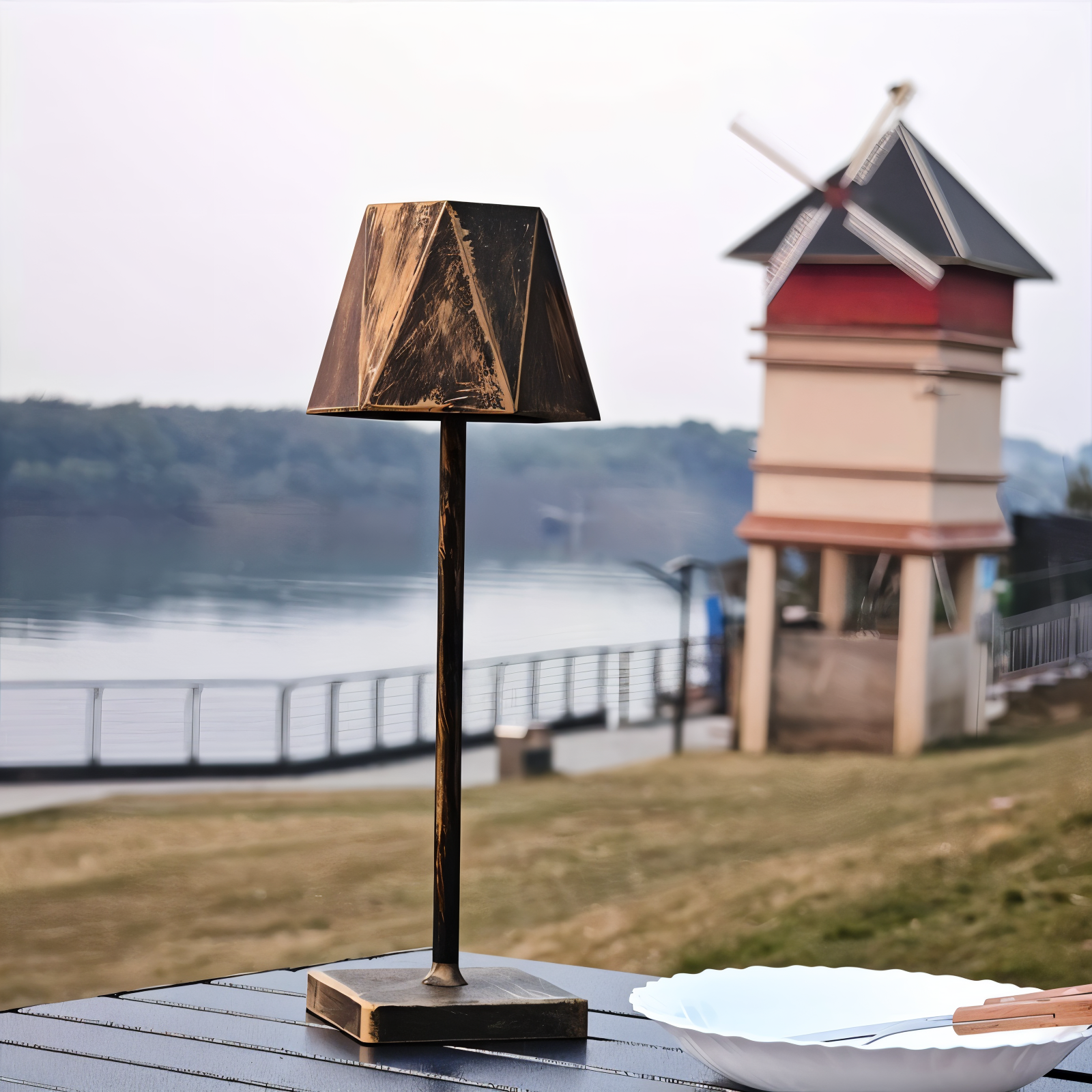PolyLamp - Tragbare Sechseck-LED-Tischlampe - Wasserdicht und Wiederaufladbar-5