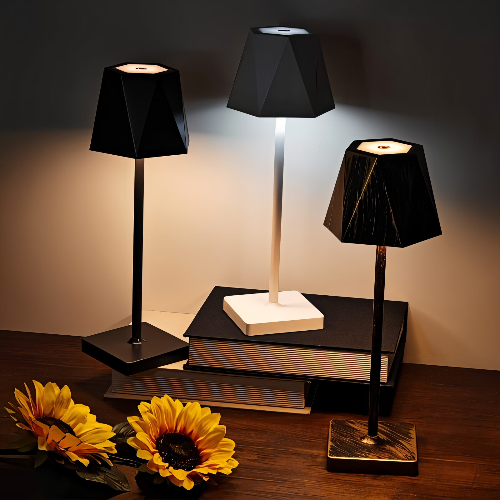 PolyLamp - Tragbare Sechseck-LED-Tischlampe - Wasserdicht und Wiederaufladbar-3