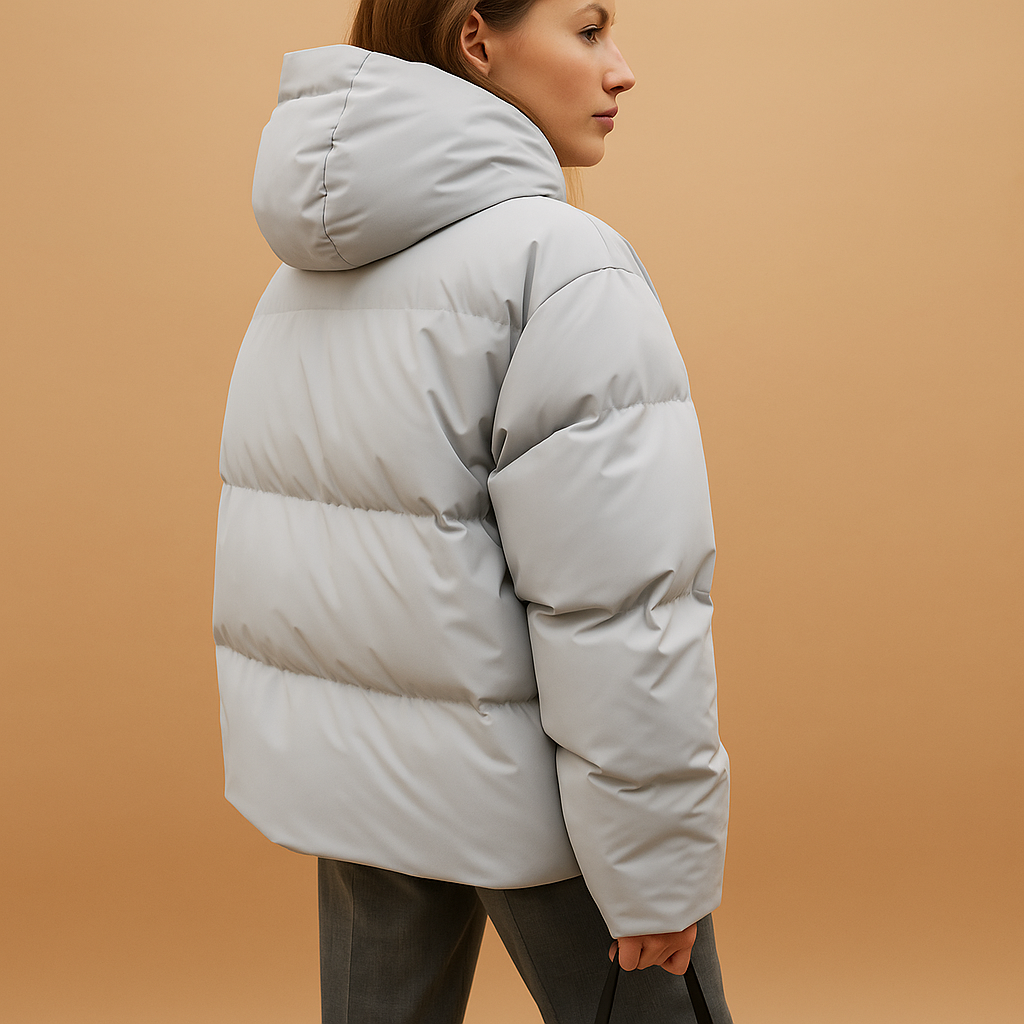 Damen Steppjacke mit Kapuze
