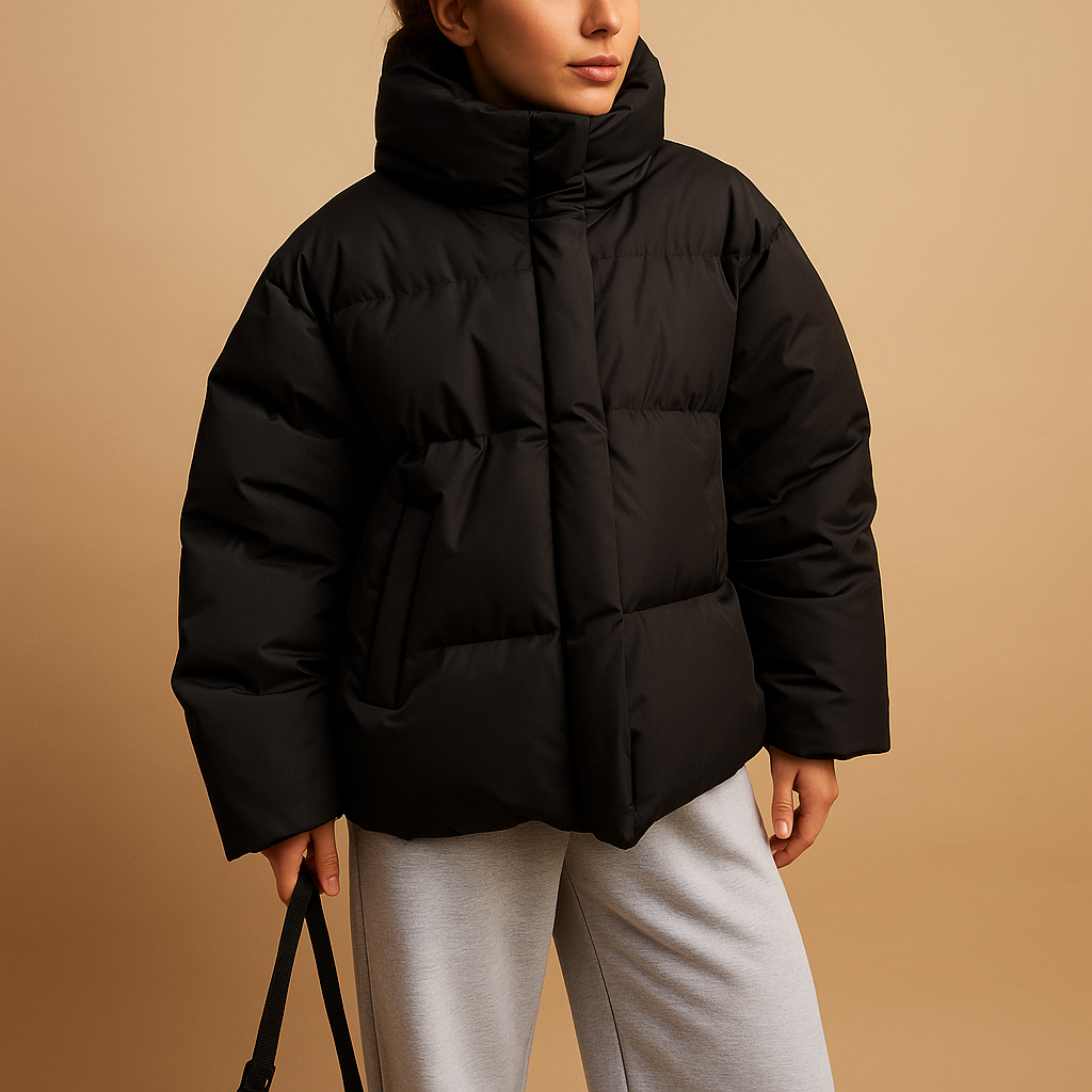 Damen Steppjacke mit Kapuze