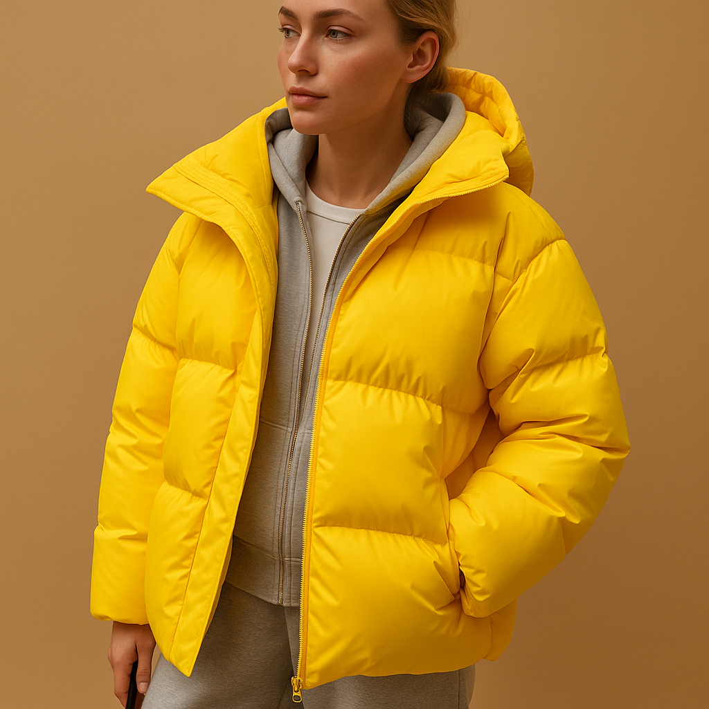 Damen Steppjacke mit Kapuze