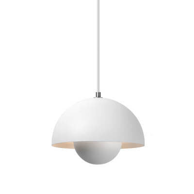 Variant image for Nordische Pendelleuchte Hängeleuchte mit Halbkreis Kuppel für Esszimmer und Wohnbereich-22