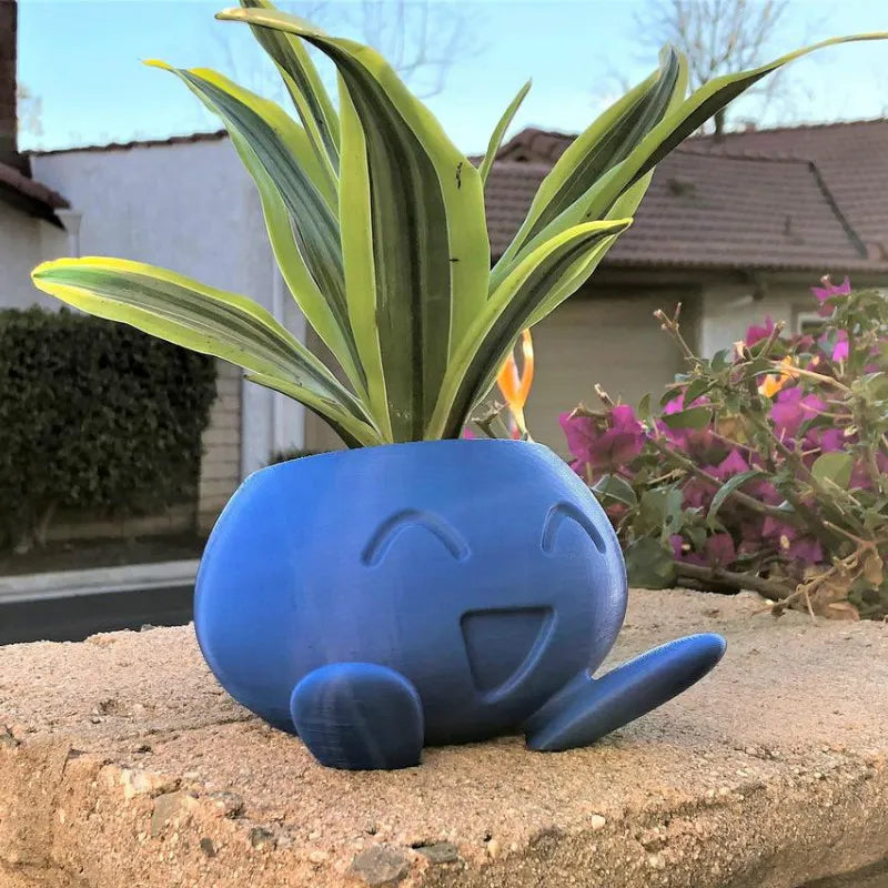 Verspielter Pflanztopf im Oddish-Stil für kreative Blumentöpfe in jedem Raum-1