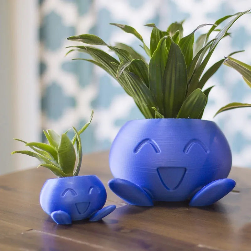Verspielter Pflanztopf im Oddish-Stil für kreative Blumentöpfe in jedem Raum-3