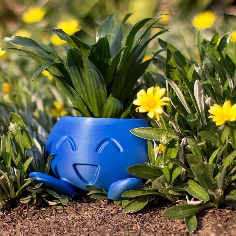 Verspielter Pflanztopf im Oddish-Stil für kreative Blumentöpfe in jedem Raum-5