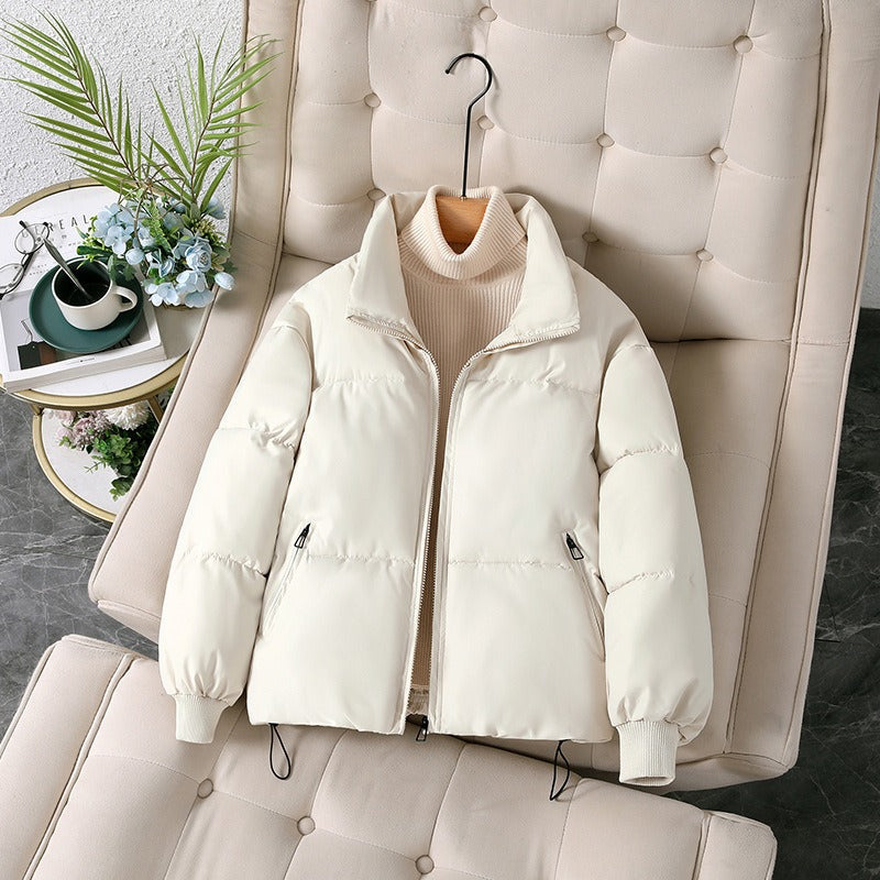 Oversized Steppjacke für Damen mit Stehkragen